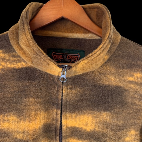 Trail Crest Men's 360 Horse Print Full Zip Fleece Jacket Sz 2XL - Picture 3 of 10